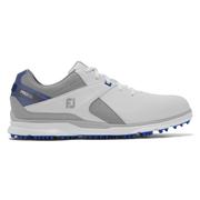 FootJoy Mens Pro SL 2020 Golf Shoe - White/Grey/Blue