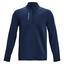 Under Armour Men's UA Storm Daytona Zip Golf Sweater - Academy Blue - thumbnail image 1