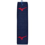 Mizuno RB Tri Fold Golf Towel - Navy