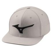 Mizuno Tour Flat Snapback Golf Cap - Grey