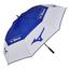 Mizuno Twin Canopy Golf Umbrella - Blue/White - thumbnail image 1