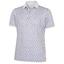 Galvin Green Murphy VENTIL8 PLUS Golf Polo Shirt - Cool Grey/Navy - thumbnail image 1