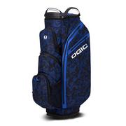 Ogio All Elements Silencer Golf Cart Bag - Blue Floral Abstract