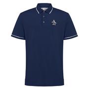 Next product: Original Penguin Heritage Piped Golf Polo - Black Iris