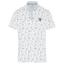 Original Penguin Pete N The Course Print Golf Polo - Bright White - thumbnail image 1