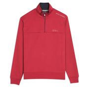 Oscar Jacobson Hawkes Tour Golf Sweater - Dark Red
