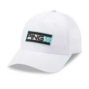 Ping 59 Trucker Golf Cap - White