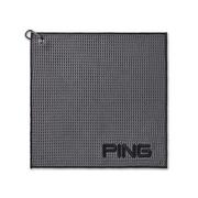 Ping Golf Clip Towel - Dark Grey 