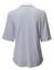Swing Out Sister Peony Waffle Golf 1/2 Sleeve Polo Shirt - Peri back - thumbnail image 2
