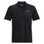 Under Armour Matchplay Golf Polo Shirt - Black - thumbnail image 1