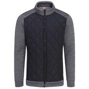 Ping Aaran Quilted Hybrid Golf Jacket - Steel Marl