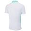 Ping Bodi Colourblock Golf Polo Shirt - Aruba Blue/White - thumbnail image 2