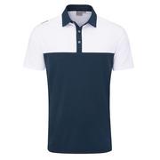 Ping Bodi Colourblock Golf Polo Shirt - Navy/White
