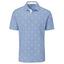 Ping Gold Putter Printed Golf Polo Shirt - Spring Blue - thumbnail image 1