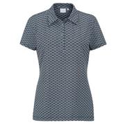 Ping Ladies Rumour Printed Golf Polo - Navy/White