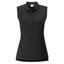 Ping Ladies Solene Sleeveless Golf Polo - Black - thumbnail image 2