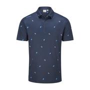 Next product: Ping Two Tone Golf Polo Shirt - Navy/Poppy