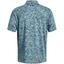 Under Armour Playoff 3.0 Printed Golf Polo Shirt - Still Water - thumbnail image 2