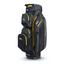 PowaKaddy Dri Tech Golf Cart Bag 2024 - Black/Gun Metal/Yellow - thumbnail image 1