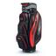 PowaKaddy Prem Tech Golf Cart Bag 2024 - Gun Metal/Red - thumbnail image 1
