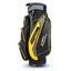 PowaKaddy Prem Tech Golf Cart Bag 2024 - Gun Metal/Yellow - thumbnail image 3