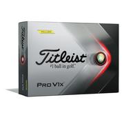 Titleist Pro V1x (2021) Golf Balls Dozen Pack - Yellow