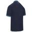 ProQuip Striped Collar Golf Polo Shirt - Navy - thumbnail image 2