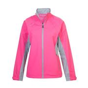 ProQuip Ladies Aquastorm Ebony Jacket - Pink/Grey 