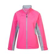 ProQuip Ladies Aquastorm Ebony Jacket - Pink/Grey Main