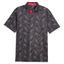 Puma Cloudspun Paisley Polo - Puma Black - thumbnail image 1