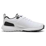 Puma Fusion Plus SL Golf Shoes - Puma White/Puma Black
