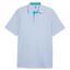 Puma MATTR Palm Deco Polo - Aqua Blue/Garnet Rose - thumbnail image 1