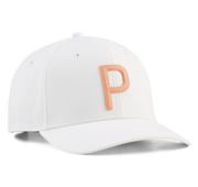 Puma Heritage P Tech Golf Cap - Warm White
