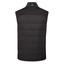 Oscar Jacobson Randal Full Zip Padded Golf Gilet - Black - thumbnail image 2