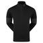 FootJoy Ribbed Chillout XP Golf Sweater - Black/Charcoal - thumbnail image 1
