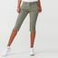 Rohnisch Womens Active Capri - Combat Green Model Front - thumbnail image 2