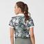Rohnisch Womens Leaf Polo Shirt - Green Leaves Model Front - thumbnail image 2
