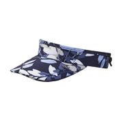 Rohnisch Womens Sun Visor - Navy Leaves