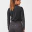 Rohnisch Dew Women's Golfing Polo Shirt - Black Model Shot Back - thumbnail image 2