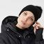 Rohnisch Pompom Beanie Golf Hat - Black Model Shot 1 - thumbnail image 2