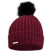 Rohnisch Pompom Beanie Golf Hat - Burgundy