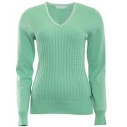 Next product: Green Lamb Brid Cable Sweater - Green