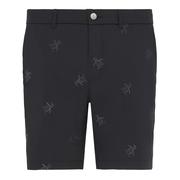 Original Penguin Space Dyed Pete Embroidered Golf Short - Caviar
