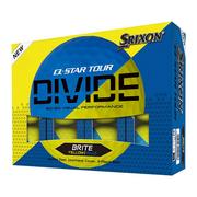Srixon Q Star Tour Divide Golf Balls - Yellow/Blue