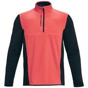 Under Armour Storm Evolution Daytona Half Zip Golf Sweater - Venom Red/Black