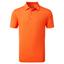 Footjoy Stretch Pique Solid Shirt - Orange
