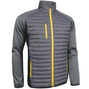 Sunderland Ontario Padded Jacket - Gunmetal / Black / Yellow