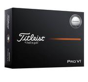 Titleist Pro V1 AIM Performance White Golf Balls - Black