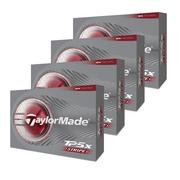 TaylorMade TP5x Stripe Golf Balls - White (4 For 3)