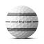TaylorMade TP5 Stripe Golf Balls - White - thumbnail image 4